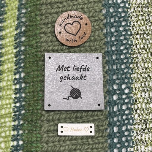 Setje van drie labels